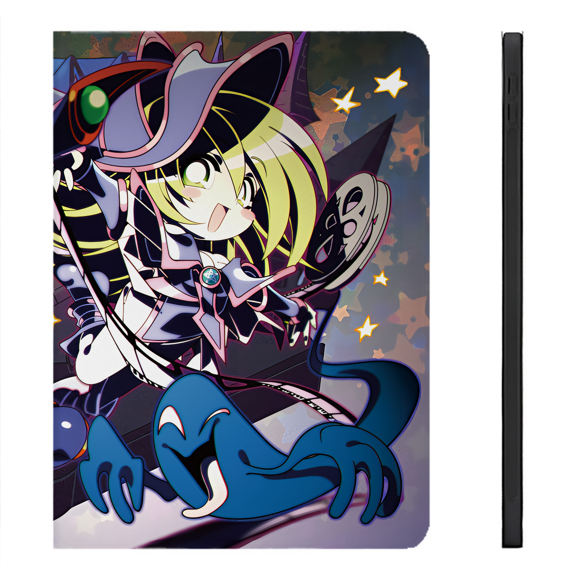 （画像用） 遊☆戯☆王 Yu-Gi-Oh! IPadケース ペンホルダー付き ブックスタイルデザイン